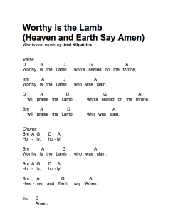 Icon - Worthy is the Lamb